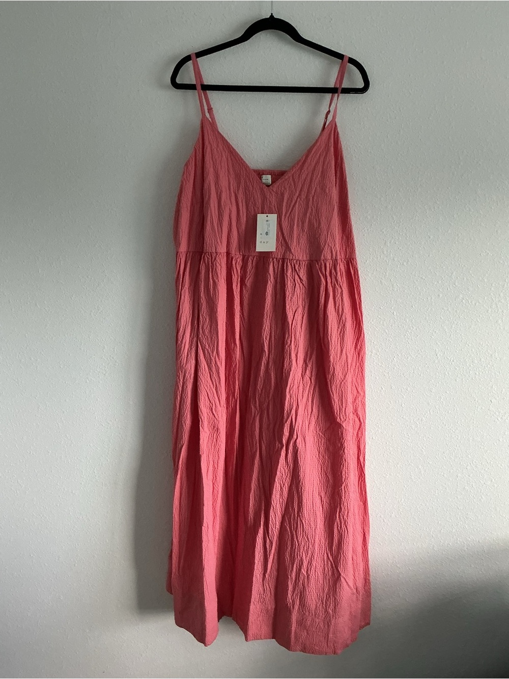 a new day Coral Maxi Dress with Spaghetti Straps